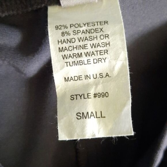 Last Tango NWT Dark Grey Elastic Waistband Front Slit Pant Legs Size Small - Picture 4 of 10